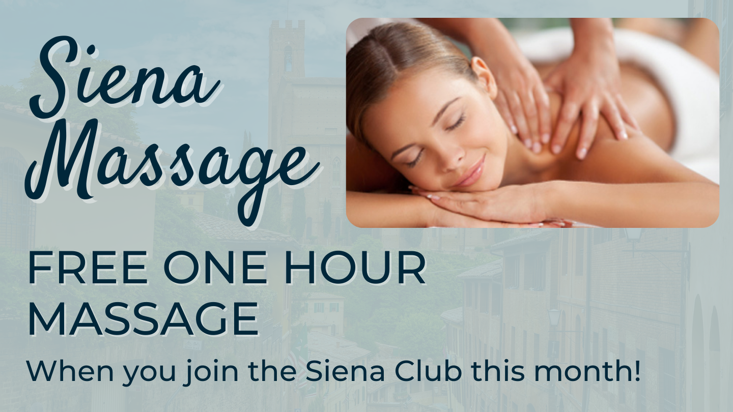 Free One Hour Massage in September